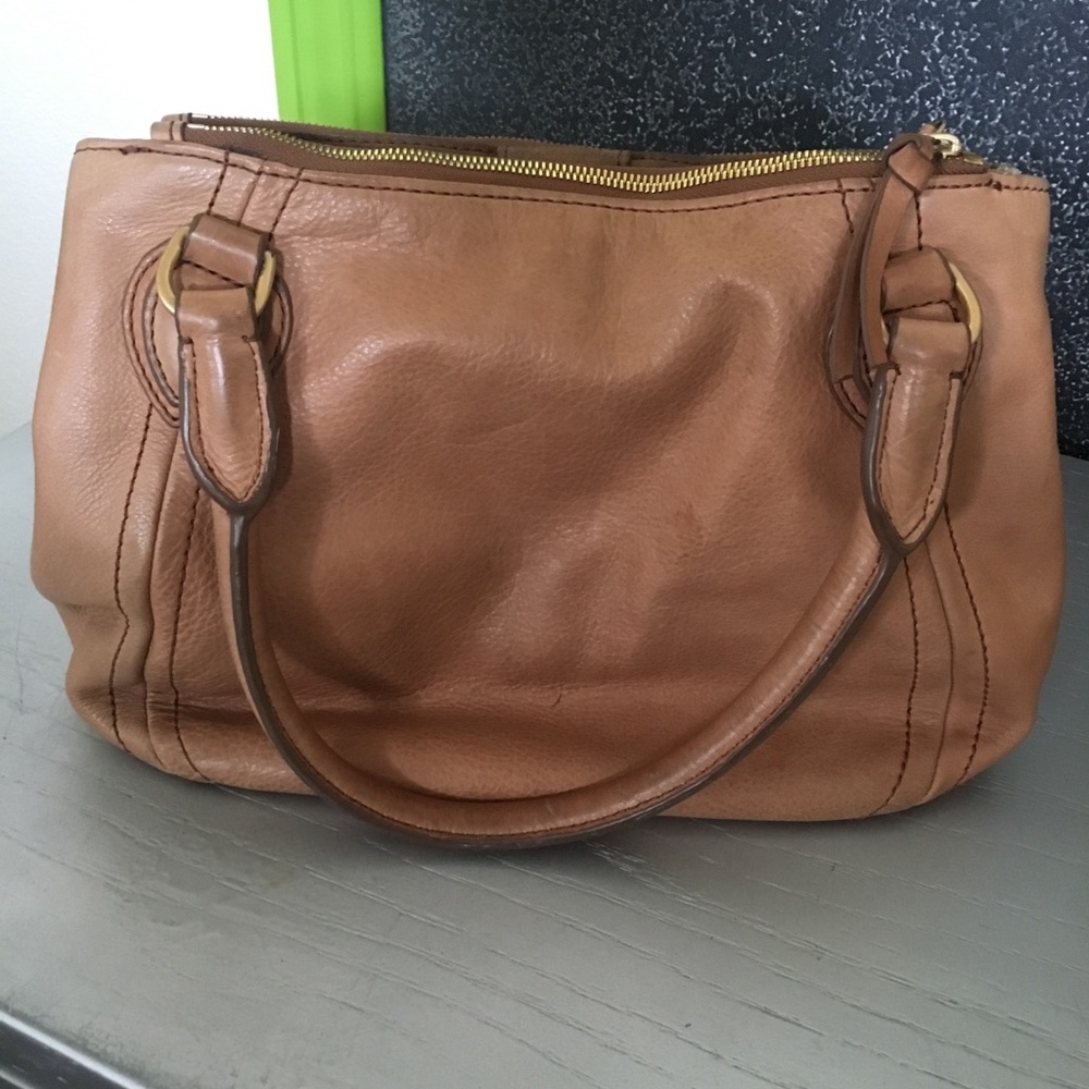 Buttery leather convertible bag